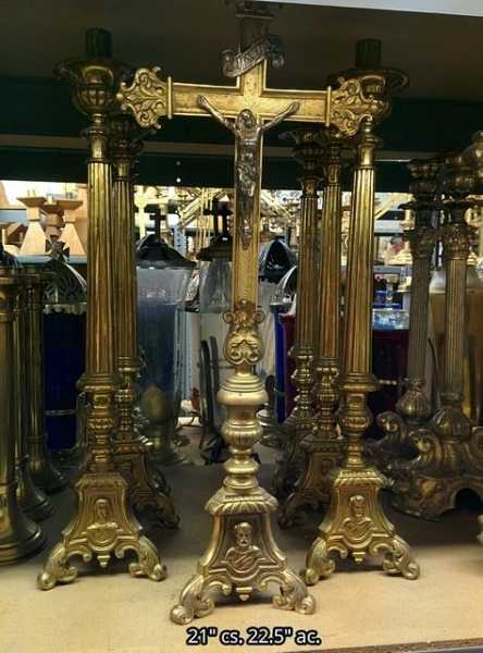 Catholic-Church-Antique-Altar-Candlesticks-12