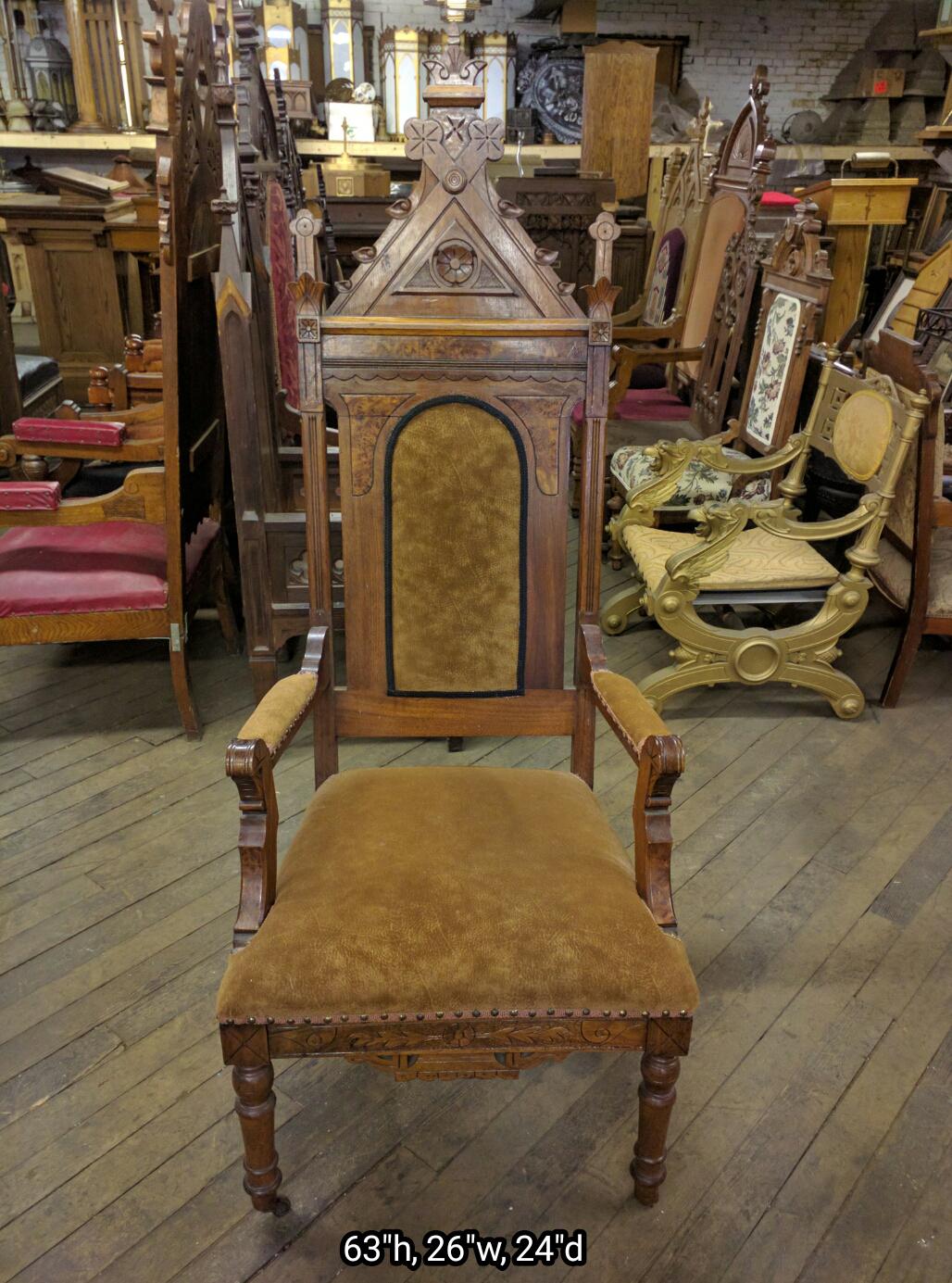 Chairs Sedilia Presider - Used Church Items