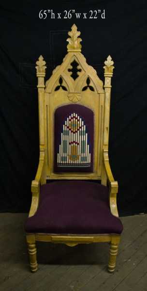 Used-Church-Items-Antique-Chair-3