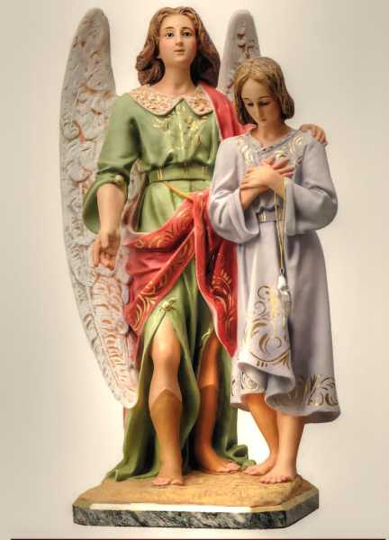 Archangel-Raphael-with-Tobias-Statue