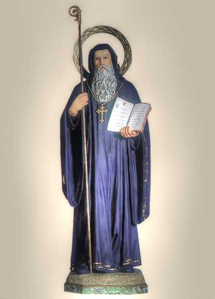 Saint-Benedict-of-Nursia-Statue