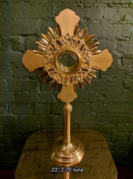 Used-Church-Antique-Monstrance--94