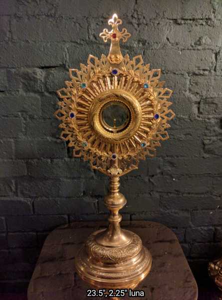 Used-Church-Antique-Monstrance-84