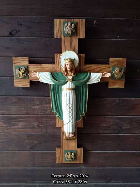 Evangelists-christ-king-crucifix-christus-rex