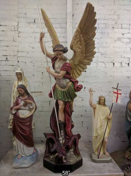 Church-Statue-Saint-Michael-Archangel