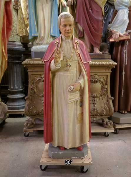 Church-Statue-Early-Saint-Pope-Pius-X