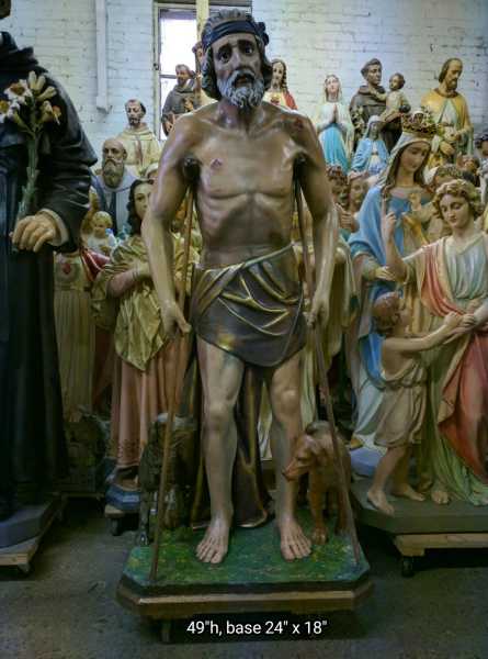 Saint-Lazarus-Parish-Antique-Statue